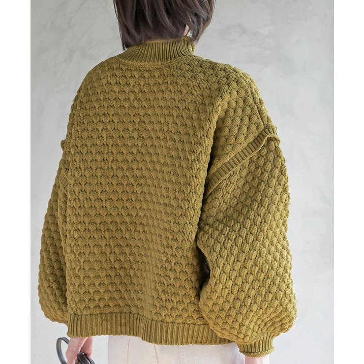 スケールあみハイネックニットプルオーバー | rps | 詳細画像33 