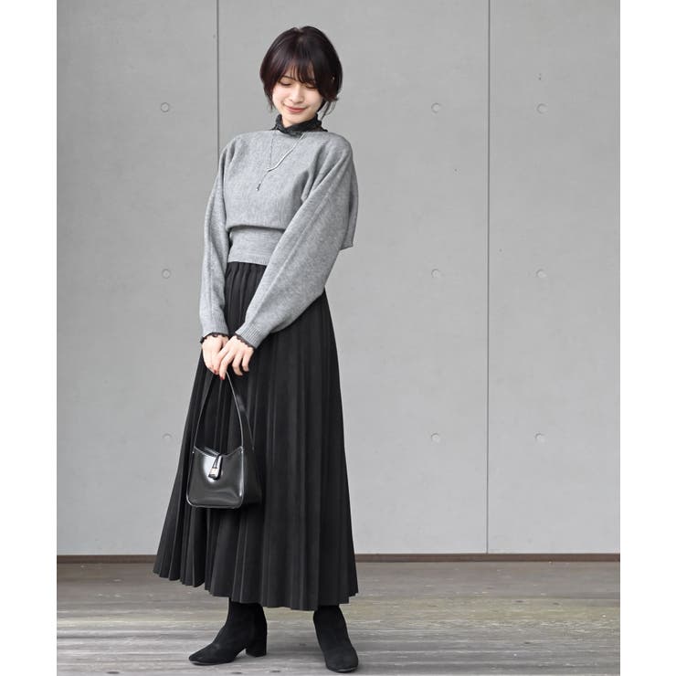 リボンデザインニットカーデ＋キャミアンサンブル | rps | 詳細画像39 