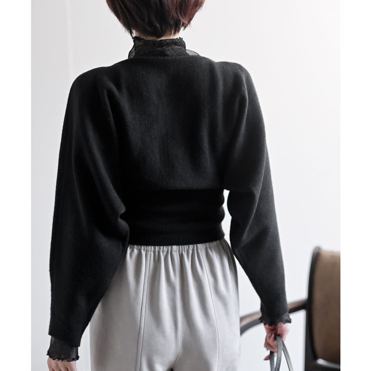 リボンデザインニットカーデ＋キャミアンサンブル | rps | 詳細画像45 