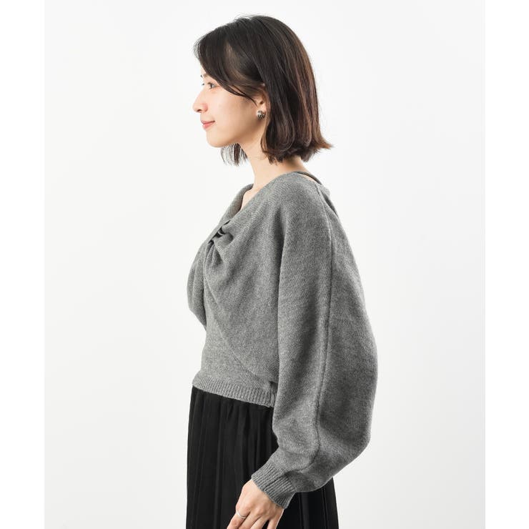 リボンデザインニットカーデ＋キャミアンサンブル | rps | 詳細画像47 