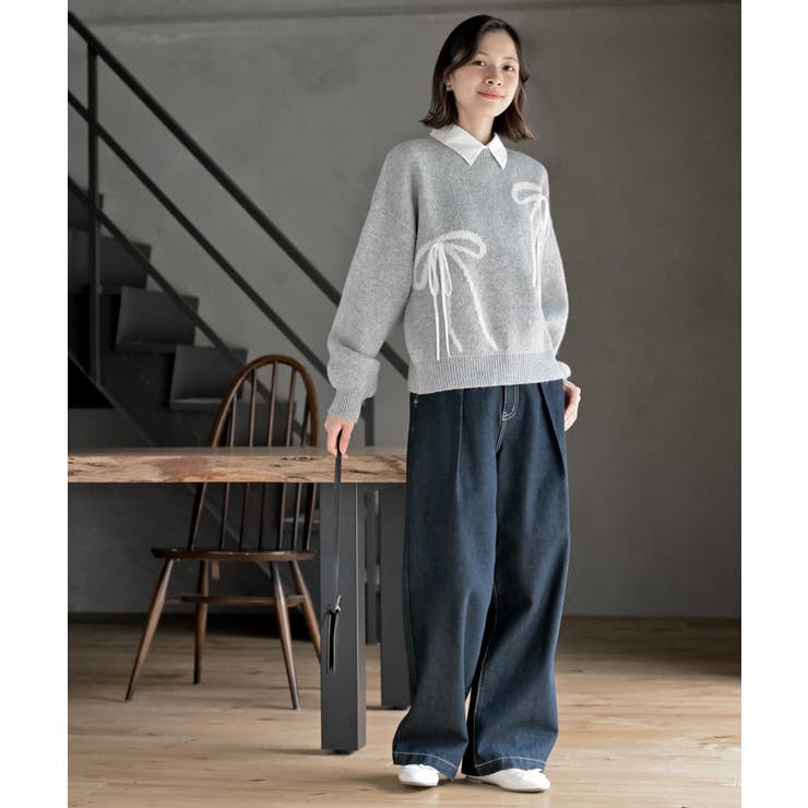 リボンニットプルオーバー | rps | 詳細画像10 