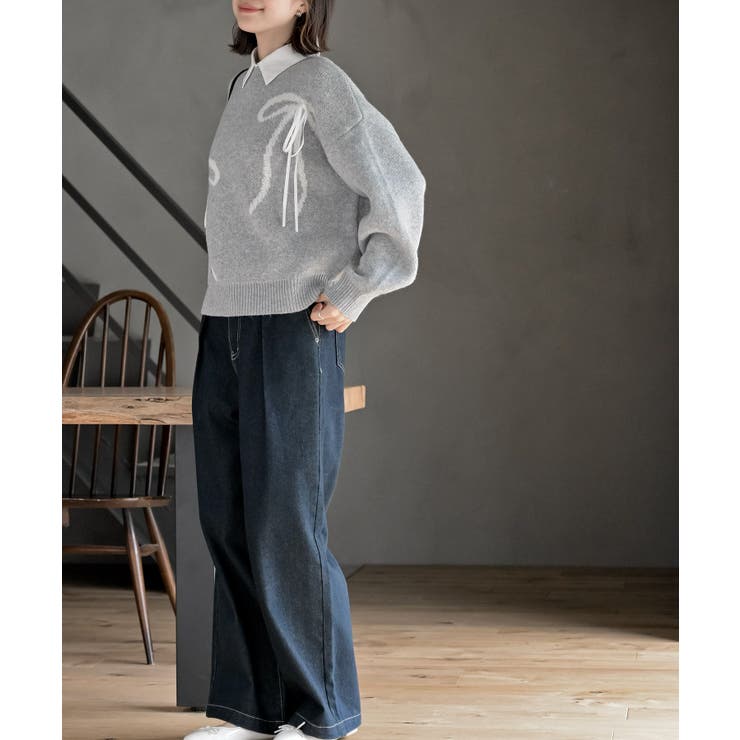 リボンニットプルオーバー | rps | 詳細画像13 