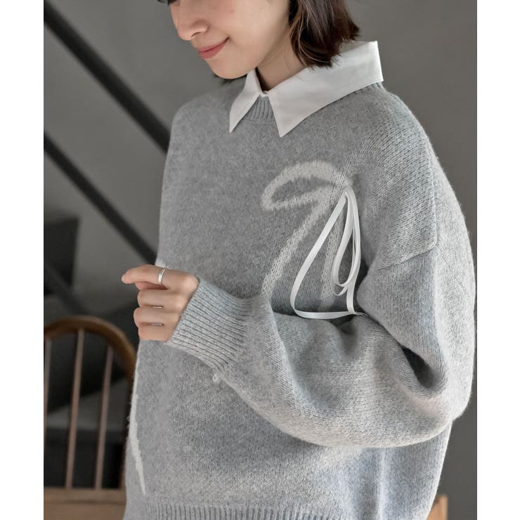 リボンニットプルオーバー | rps | 詳細画像15 