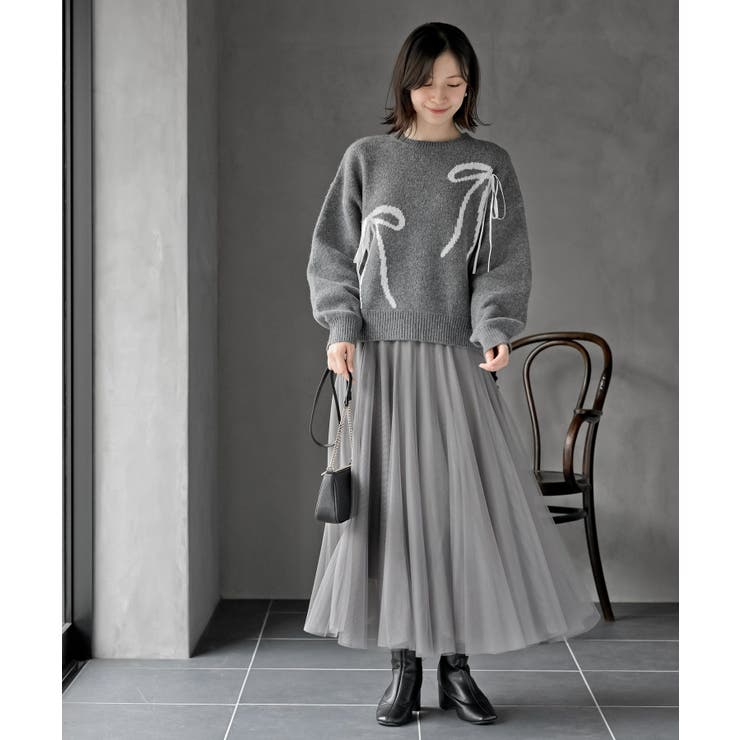 リボンニットプルオーバー | rps | 詳細画像2 