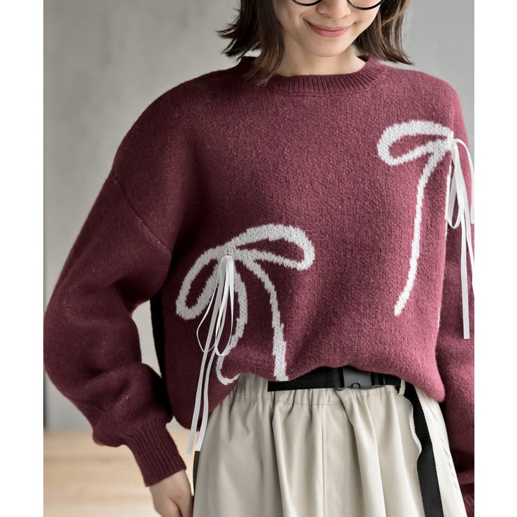 リボンニットプルオーバー | rps | 詳細画像30 