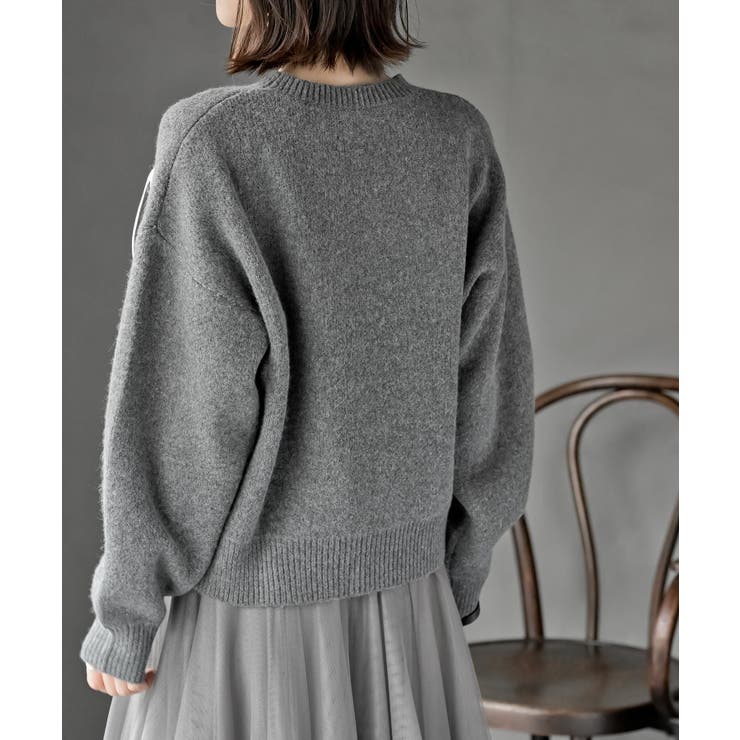 リボンニットプルオーバー | rps | 詳細画像8 