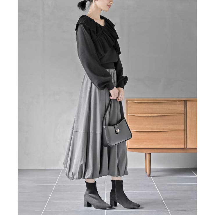 フリルカシュクールニットプルオーバー[品番：RPSW0004165]｜rps