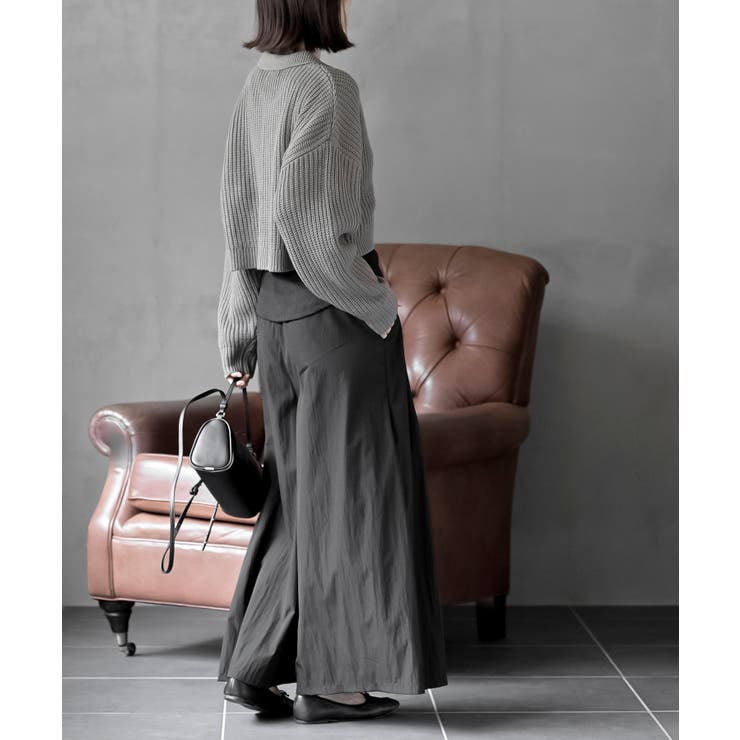 襟付きニットショートカーディガン | rps | 詳細画像15