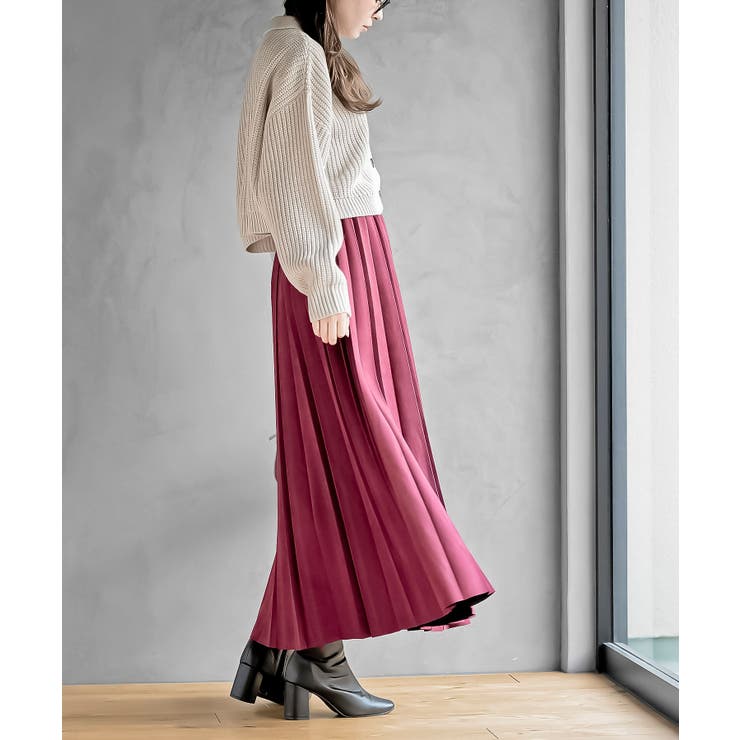 襟付きニットショートカーディガン | rps | 詳細画像32