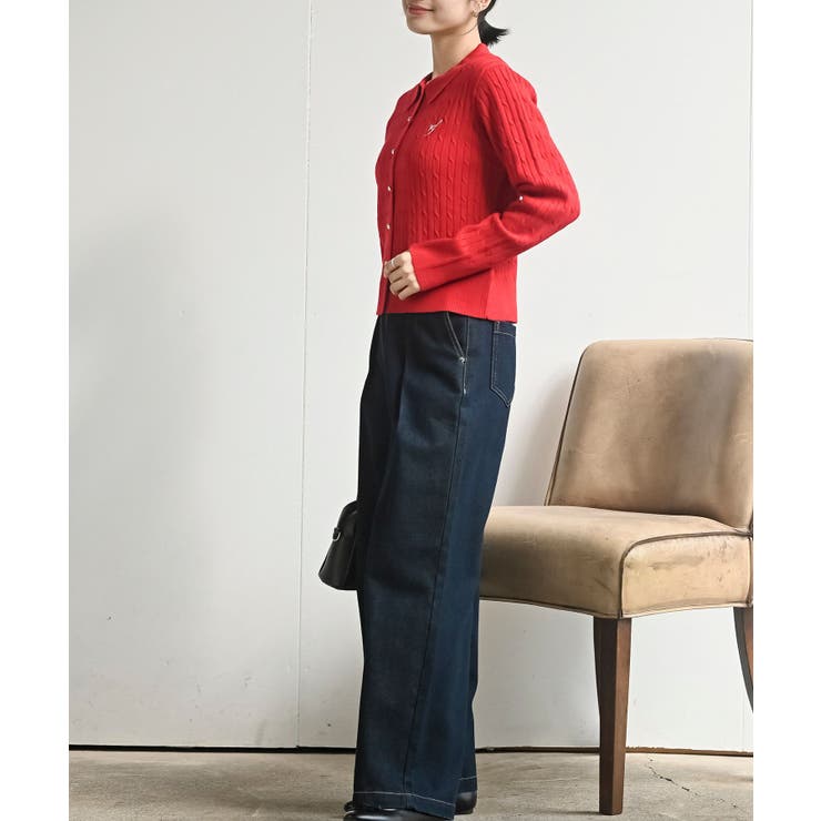 ケーブルポロニットカーディガン | rps | 詳細画像14 