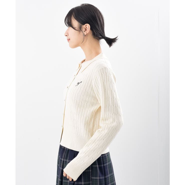 ケーブルポロニットカーディガン | rps | 詳細画像29 