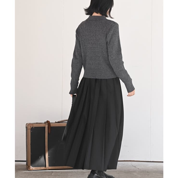 ケーブルポロニットカーディガン | rps | 詳細画像4 