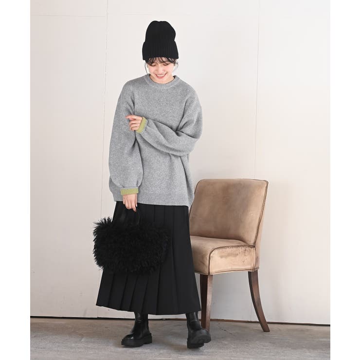 配色ニットプルオーバー | rps | 詳細画像12 