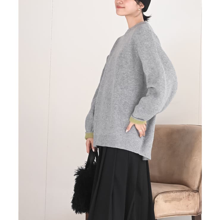 配色ニットプルオーバー | rps | 詳細画像13 