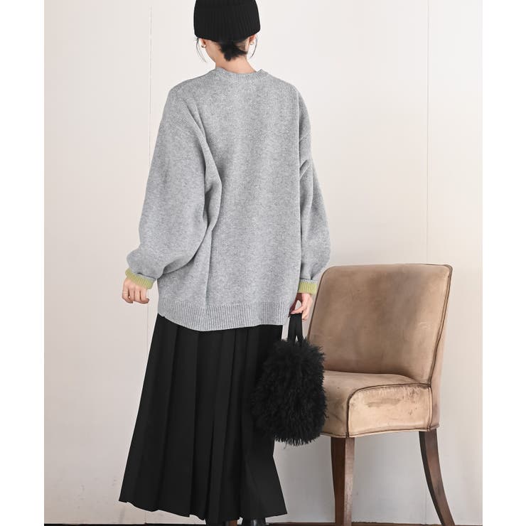 配色ニットプルオーバー | rps | 詳細画像14 