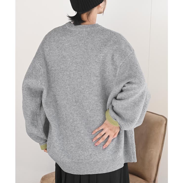 配色ニットプルオーバー | rps | 詳細画像18 