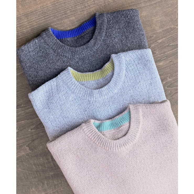 配色ニットプルオーバー | rps | 詳細画像30 