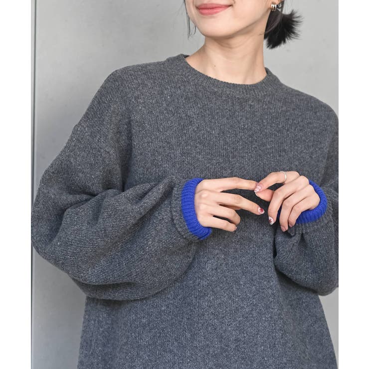 配色ニットプルオーバー | rps | 詳細画像6 