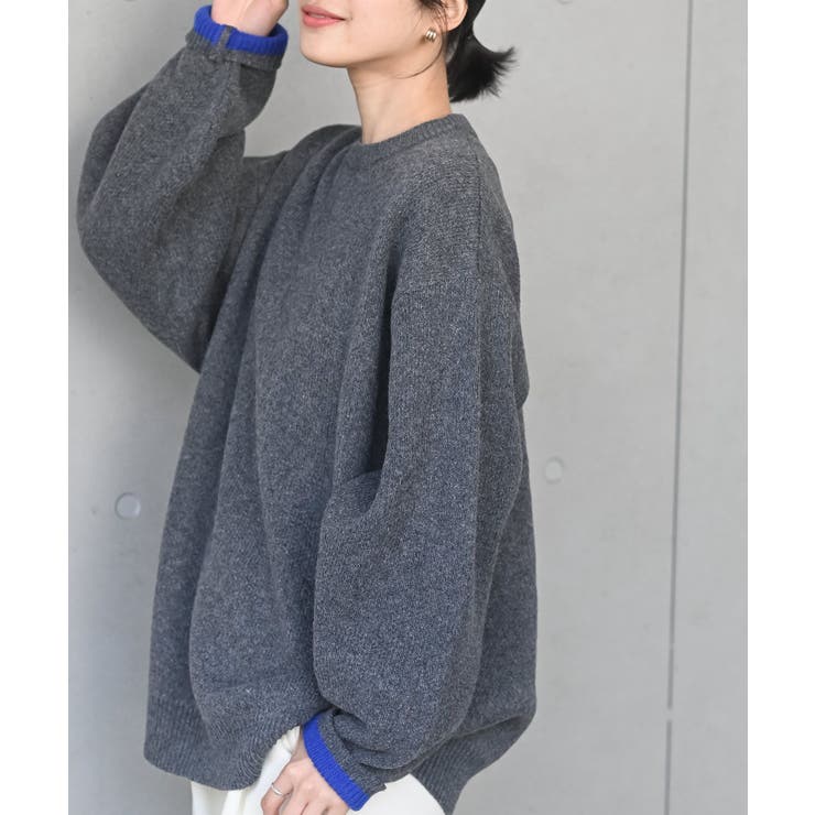 配色ニットプルオーバー | rps | 詳細画像7 