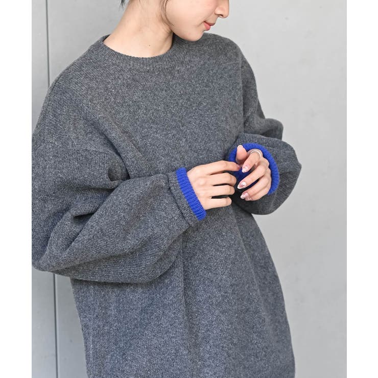 配色ニットプルオーバー | rps | 詳細画像9 