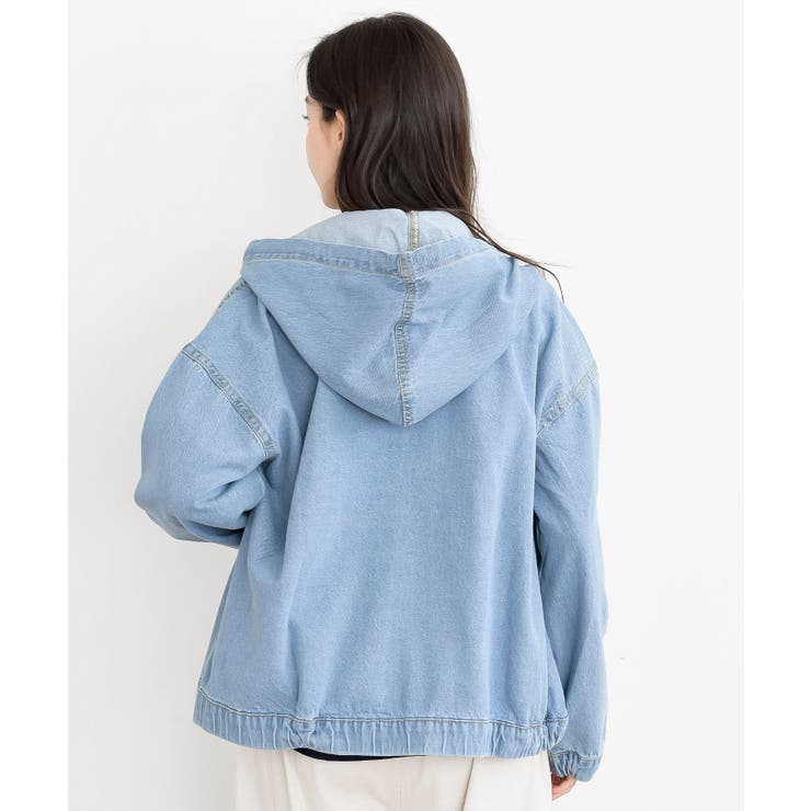 フード付きデニムジャケット | rps | 詳細画像18 