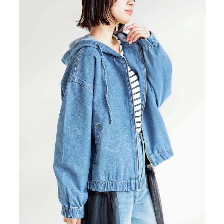 フード付きデニムジャケット | rps | 詳細画像19 