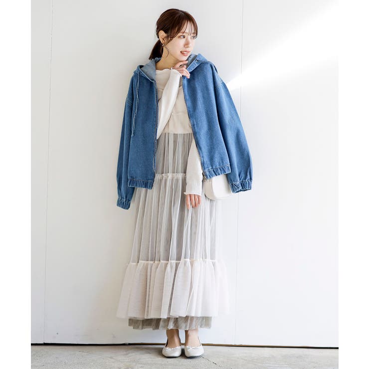 フード付きデニムジャケット | rps | 詳細画像21 