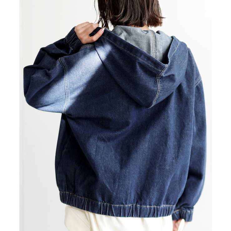 フード付きデニムジャケット | rps | 詳細画像29 