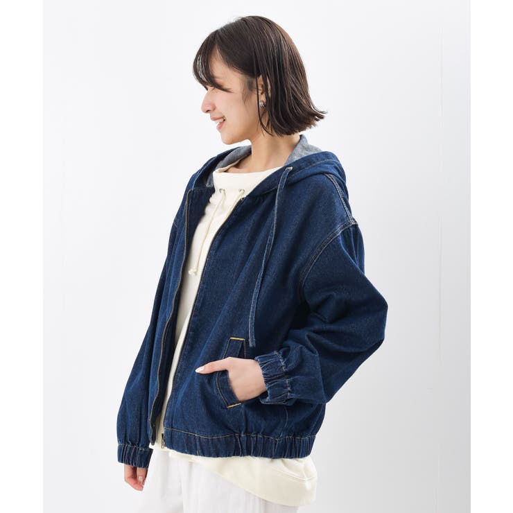 フード付きデニムジャケット | rps | 詳細画像33 
