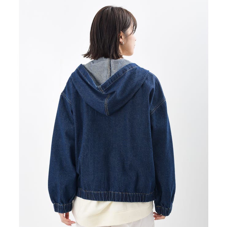 フード付きデニムジャケット | rps | 詳細画像34 