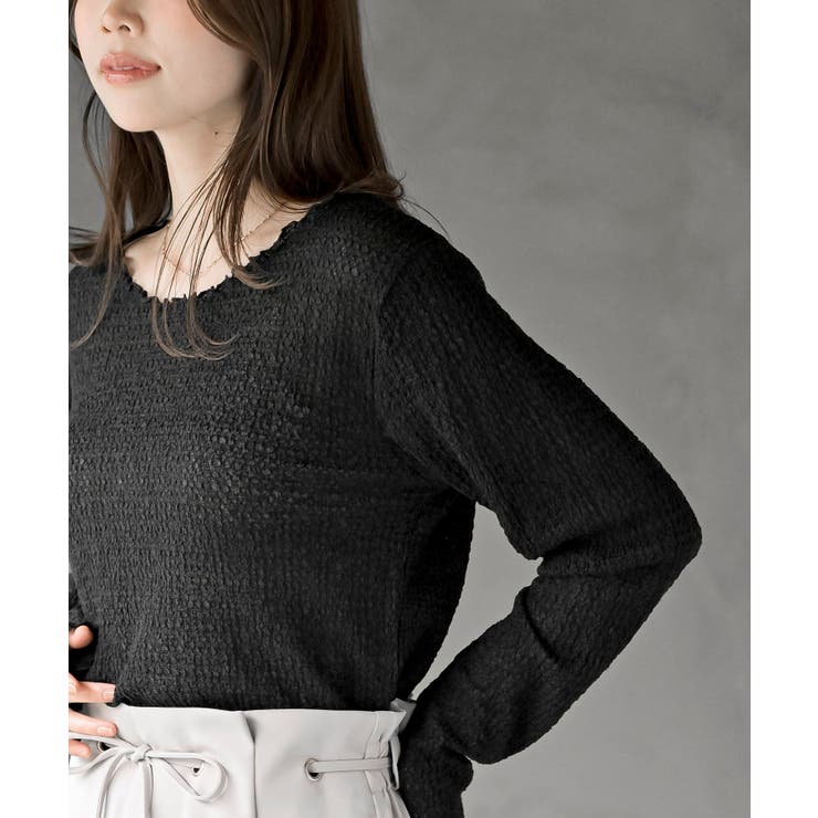 バブルシャーリングクルーネックカットソー | rps | 詳細画像15 