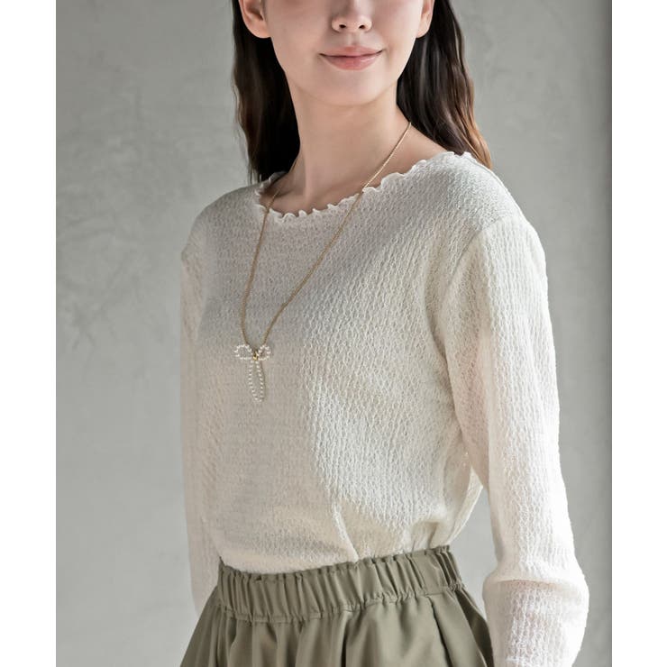 バブルシャーリングクルーネックカットソー | rps | 詳細画像7 