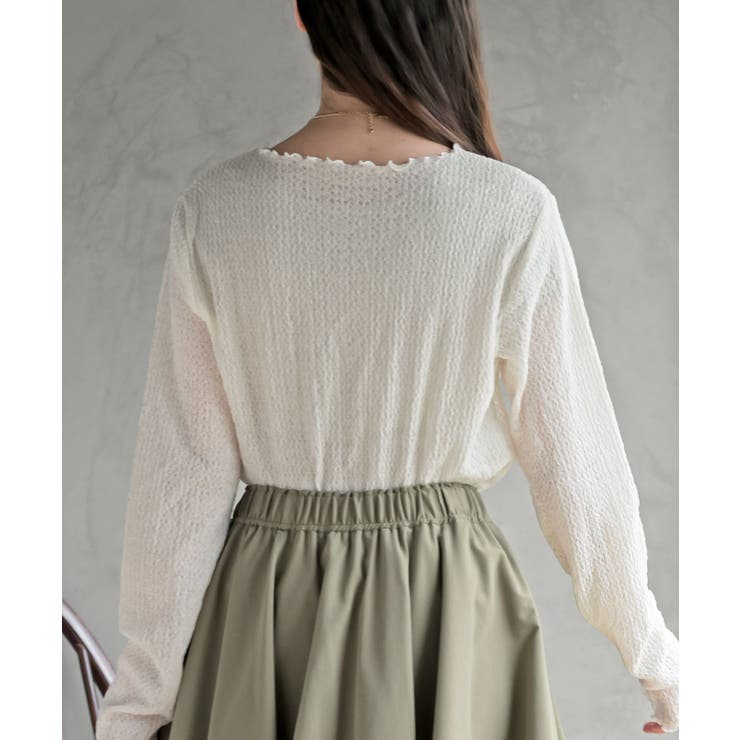 バブルシャーリングクルーネックカットソー | rps | 詳細画像8 