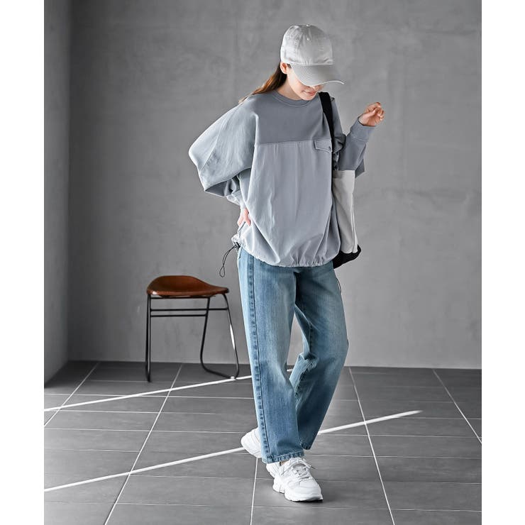 ピグメント裏毛ドルマンドロストプルオーバー | rps | 詳細画像17 