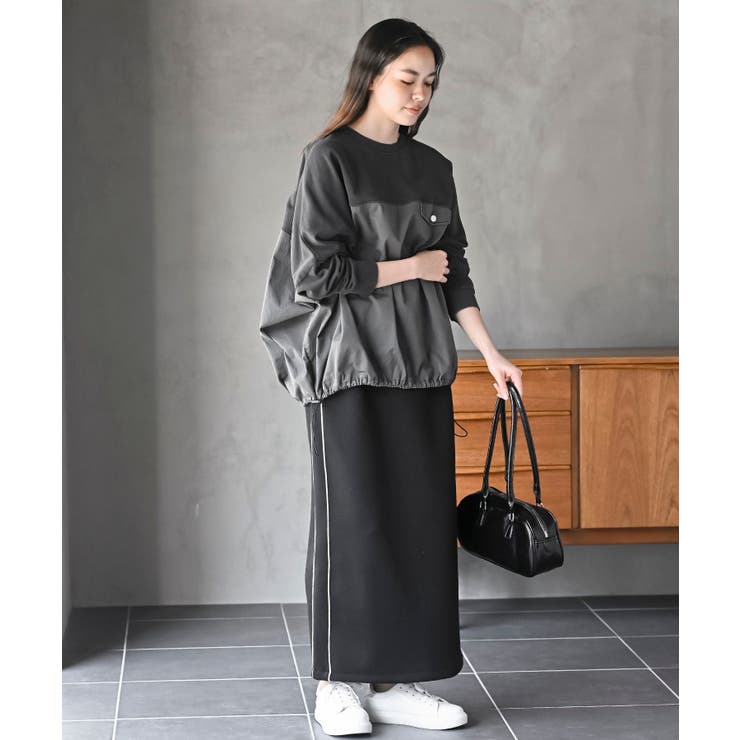 ピグメント裏毛ドルマンドロストプルオーバー | rps | 詳細画像2 