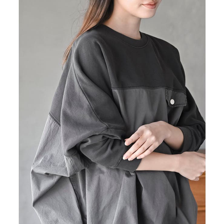 ピグメント裏毛ドルマンドロストプルオーバー | rps | 詳細画像7 