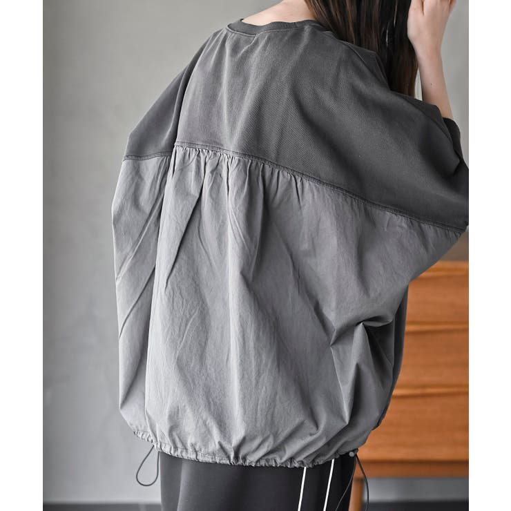 ピグメント裏毛ドルマンドロストプルオーバー | rps | 詳細画像8 