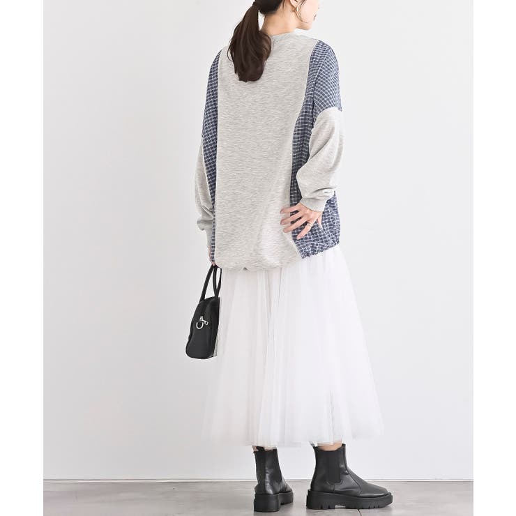 ＴＣ裏毛布帛切替プルオーバー | rps | 詳細画像12 