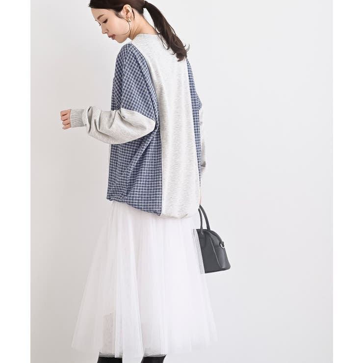 ＴＣ裏毛布帛切替プルオーバー | rps | 詳細画像13 