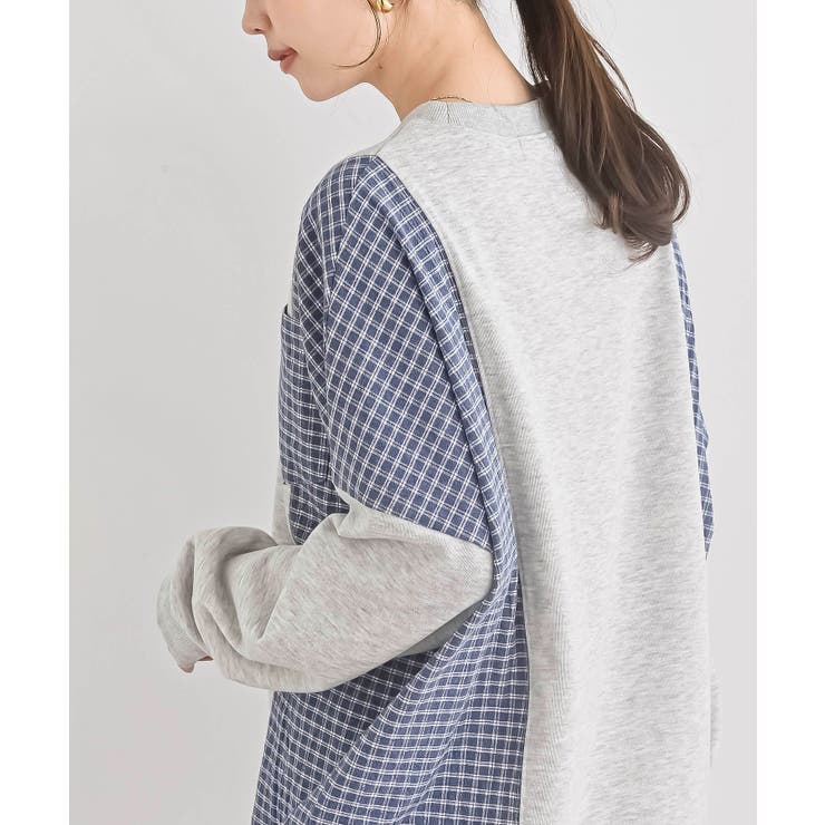 ＴＣ裏毛布帛切替プルオーバー | rps | 詳細画像17 