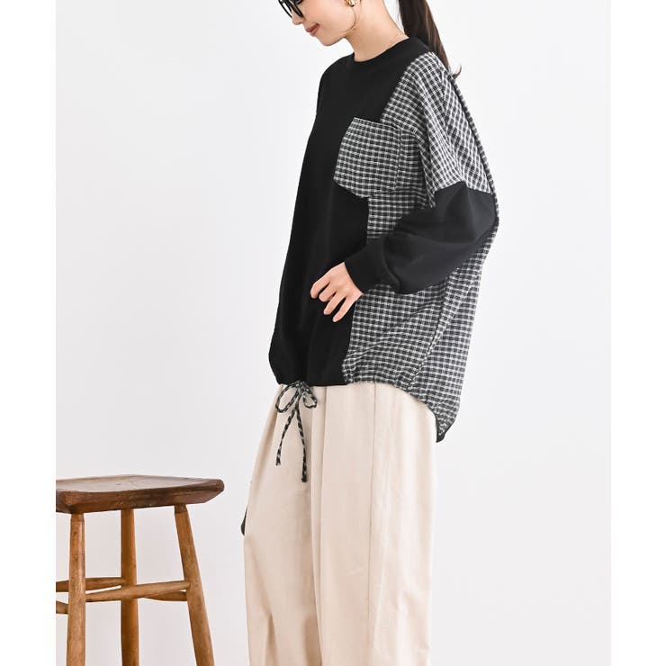 ＴＣ裏毛布帛切替プルオーバー | rps | 詳細画像22 