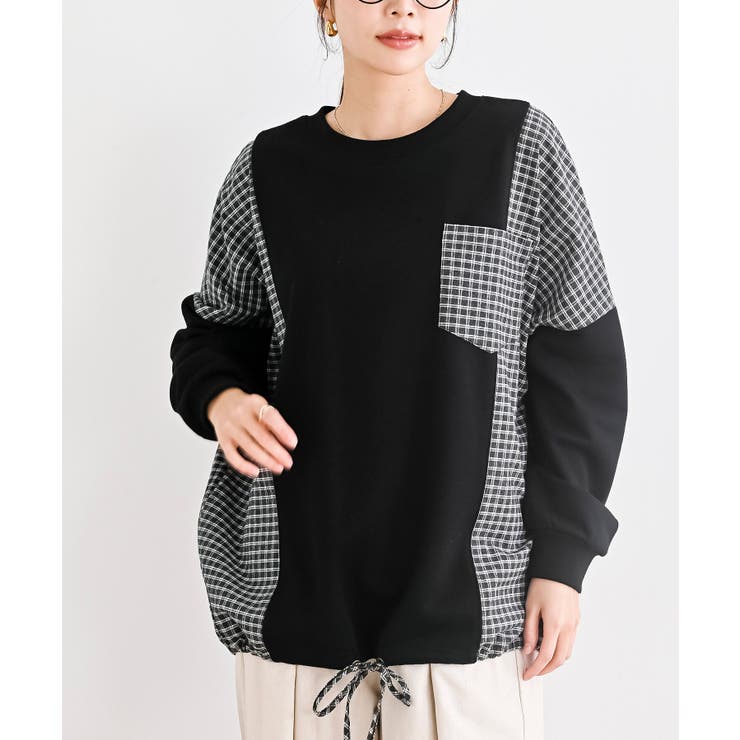 ＴＣ裏毛布帛切替プルオーバー | rps | 詳細画像23 