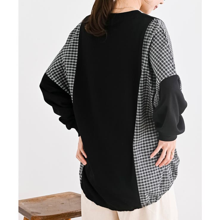 ＴＣ裏毛布帛切替プルオーバー | rps | 詳細画像25 