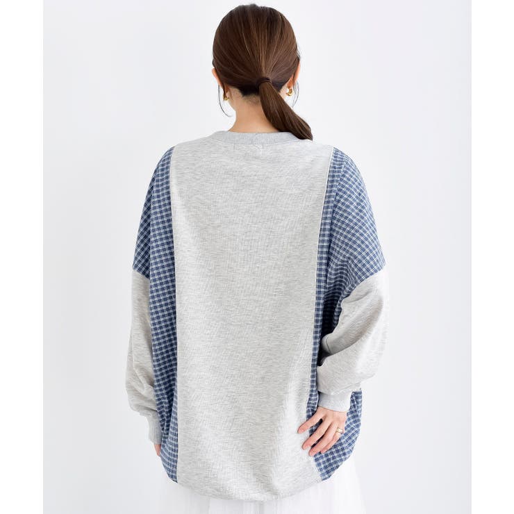 ＴＣ裏毛布帛切替プルオーバー | rps | 詳細画像28 