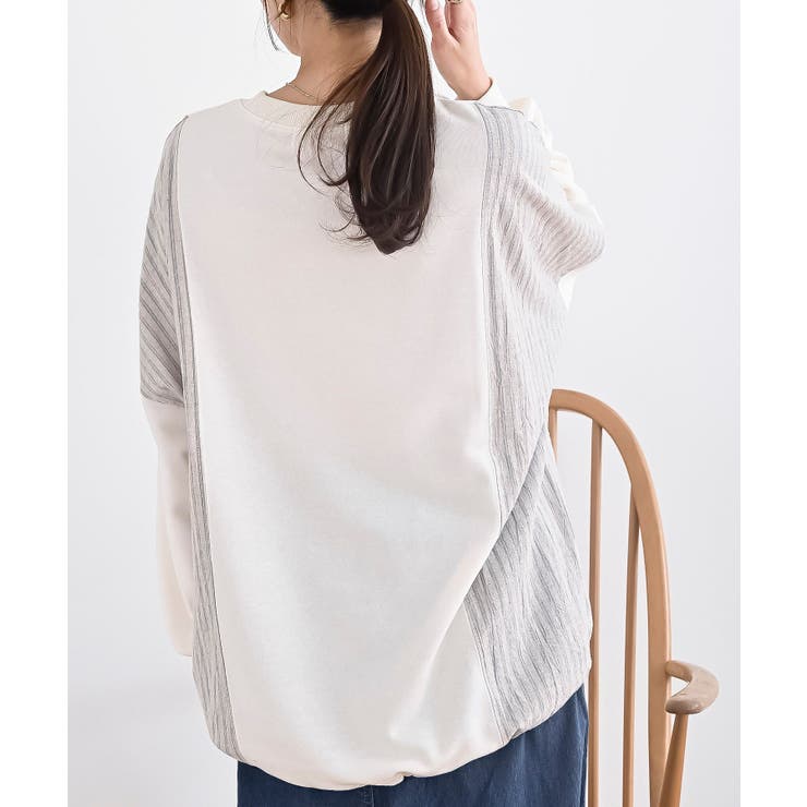 ＴＣ裏毛布帛切替プルオーバー | rps | 詳細画像8 