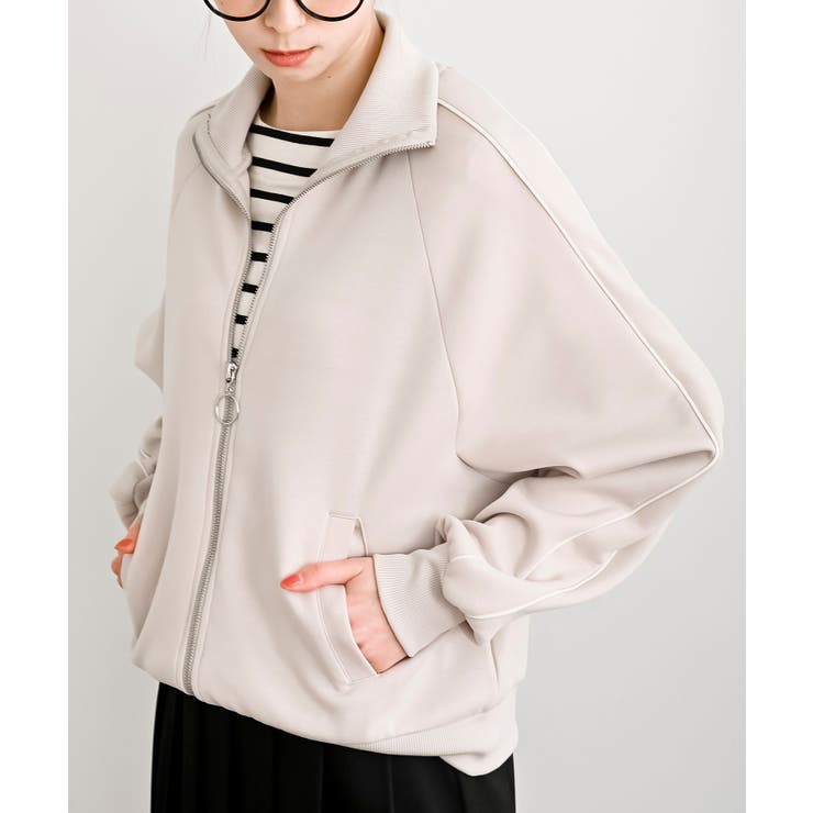 オフベージュ | ダンボールトラックジャケット | rps