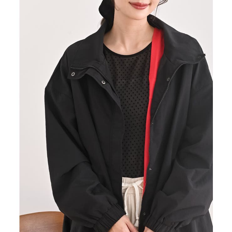 ナイロンワッシャースタンドカラーブルゾン | rps | 詳細画像13 