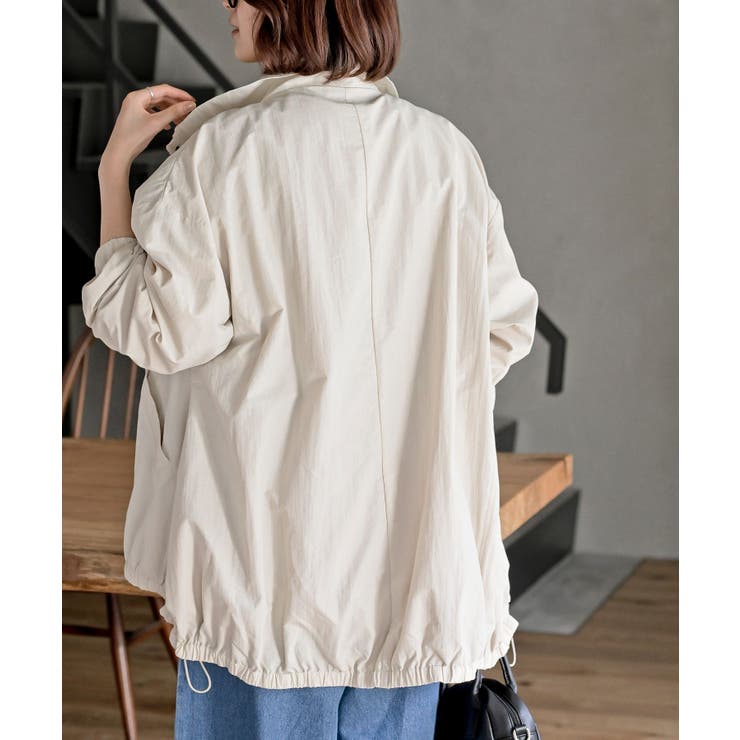 お値下げEDIT.FOR LULU ナイロンツイルステンカラーブルゾン お値下げ