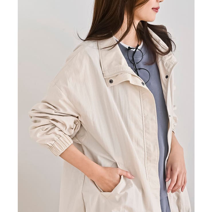 ナイロンワッシャースタンドカラーブルゾン | rps | 詳細画像6 