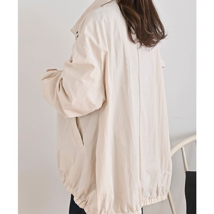 ナイロンワッシャースタンドカラーブルゾン | rps | 詳細画像8 